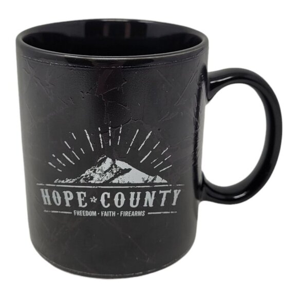 Farcry 5 Heat changing Cult Hope County Freedom Faith Black Coffee Tea 8 oz - Picture 2 of 10